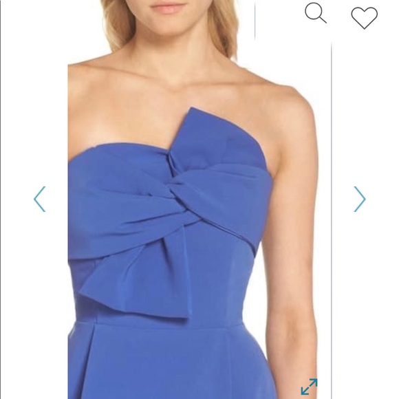 Strapless knot-detail cocktail dress - Picture 6 of 12